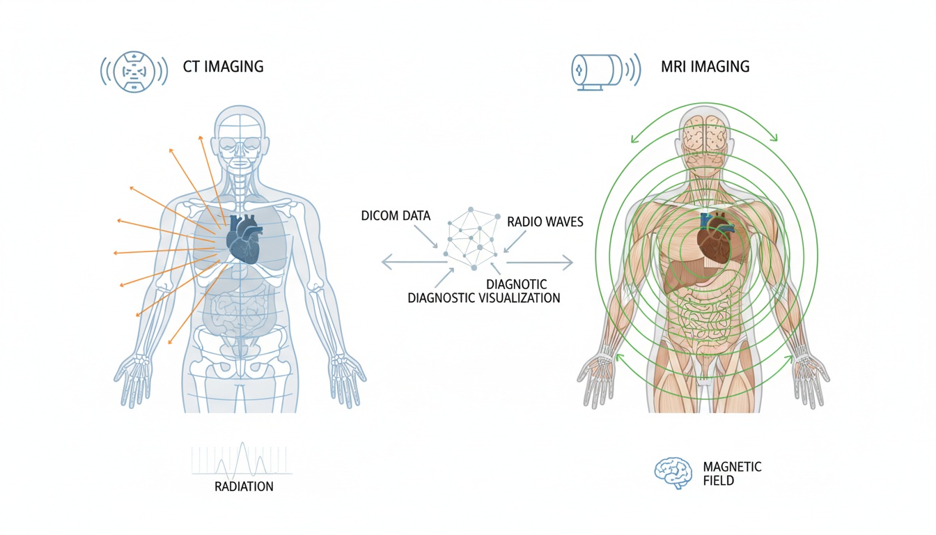 CT and MRI Imaging Created by PostDICOM